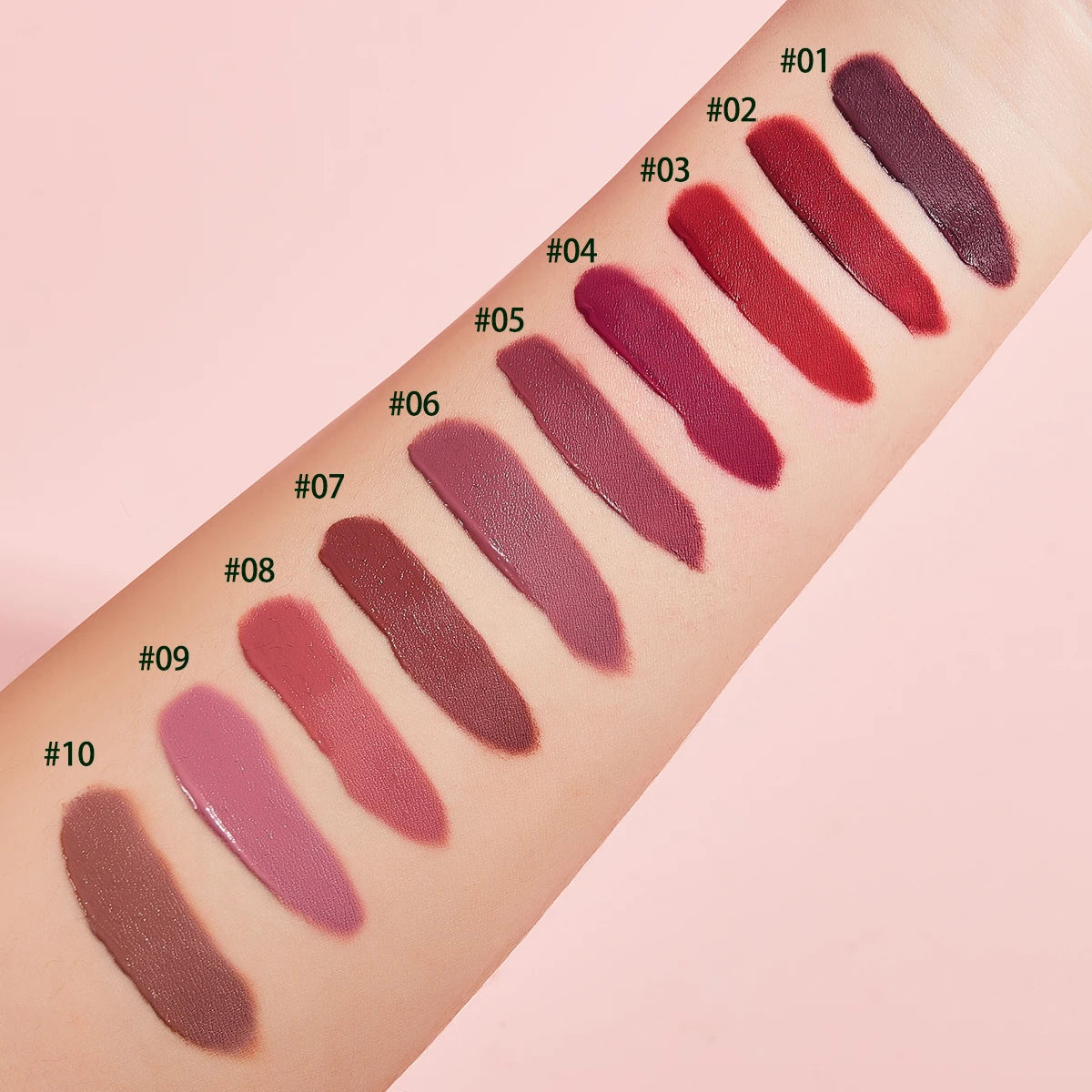10 Color Mouth Red Lip Glaze Makeup Set AliExpress