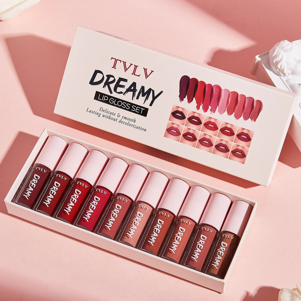 10 Color Mouth Red Lip Glaze Makeup Set AliExpress