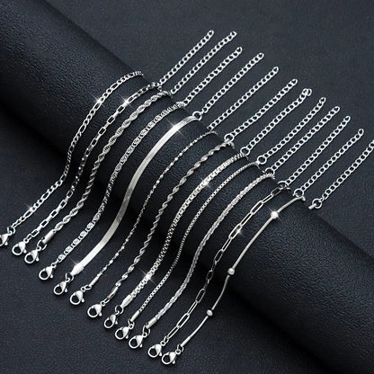 12Pcs/Set Stainless Steel Bracelet for Women AliExpress