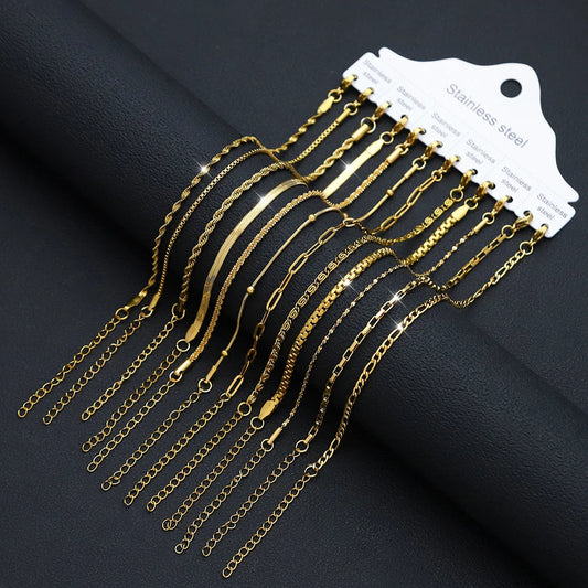 12Pcs/Set Stainless Steel Bracelet for Women AliExpress