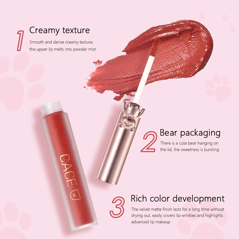 Long-lasting matte red lip gloss AliExpress
